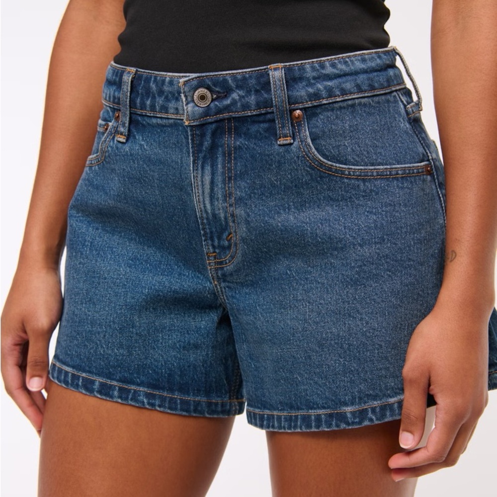 Abercrombie & Fitch Dark Blue Jean Shorts NWT